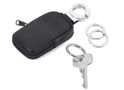 Troika POCKET CLICK Schlüsselanhänger - Schwarz, Praktischer Schnellzugriff TK Gruppe® Grosshandel 