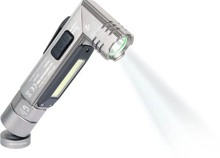 Troika Taschenlampe ECO KNICKLICHT PRO - Titan - Umweltbewusst, Leistungsstark und Langlebig TK Gruppe® Grosshandel 