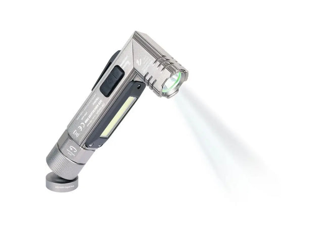 Troika Taschenlampe ECO KNICKLICHT PRO - Titan - Umweltbewusst, Leistungsstark und Langlebig TK Gruppe® Grosshandel 