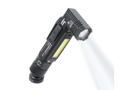 Troika Taschenlampe ECO KNICKLICHT - Schwarz - Umweltfreundlich, Kompakt und Praktisch TK Gruppe® Grosshandel 