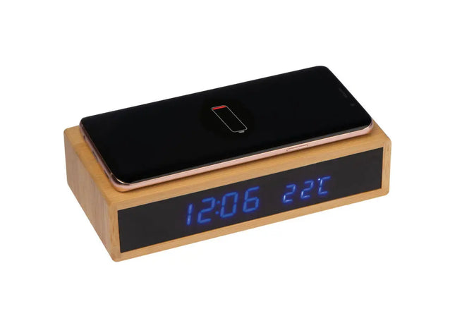 Trondheim Schreibtischuhr in Beige - Elegantes Zeitmesser fürs Büro TK Gruppe® Grosshandel 