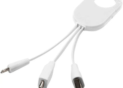 Troop 3-in-1 Multifunktionales Ladekabel - Weiß TK Gruppe® Grosshandel 