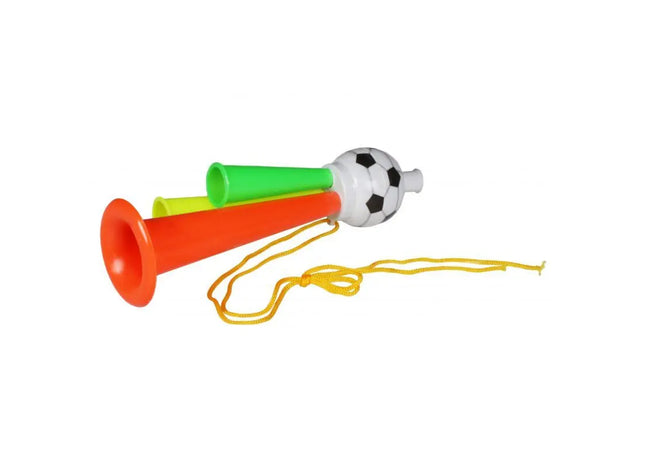 Tröte im Fußball-Design, 22 cm TK Gruppe® Grosshandel 