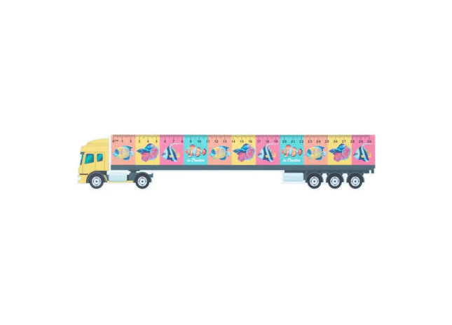Trucker 30 Präzisions-Lineal für LKW, 30 cm - Klassisch Weiß TK Gruppe® Grosshandel 