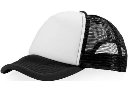 Trucker Cap in Schwarz-Weiß mit 5 Segmenten – Modern und Trendig TK Gruppe® Grosshandel 