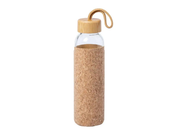 Trupak Naturfarbene Trinkflasche 500ml - Öko-Freundlich & Stilvoll TK Gruppe® Grosshandel 