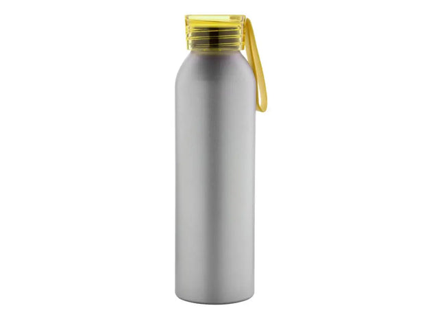Tukel Zweifarbige Trinkflasche, 650ml, Gelb & Silber TK Gruppe® Grosshandel 