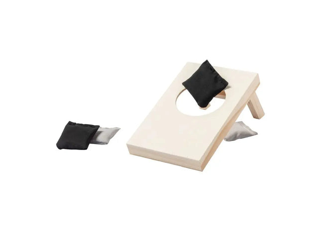 Tumble Wurfspiel - Natur: Geschicklichkeitsspiel aus Holz für Outdoor-Spaß und gesellige Stunden TK Gruppe® Grosshandel 