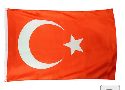 Türkei-Flagge 90x150cm - Hochwertige Nationalflagge für Innen- und Außendekoration TK Gruppe® Grosshandel 