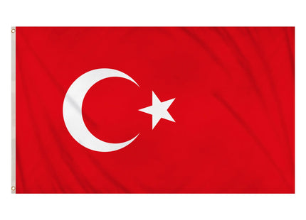 Türkische Flagge, 5 x 3 Fuß, großes, langlebiges Nationalbanner der Türkei für den Außenbereich TK Gruppe® Grosshandel 