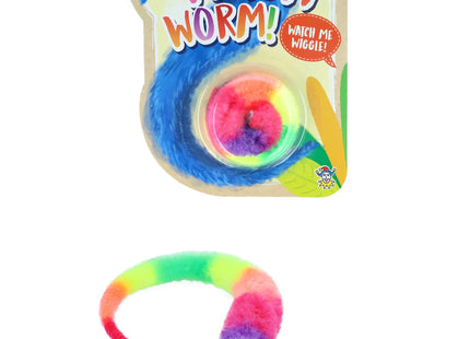 Twisty Wurm Spielzeug 20 cm, Regenbogenfarben, flexibles Sinnesspielzeug für Kinder TK Gruppe® Grosshandel 