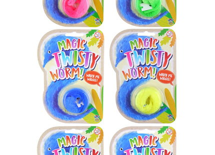 Twisty Wurm Spielzeug, 22 cm, 6 verschiedene Farben TK Gruppe® Grosshandel 
