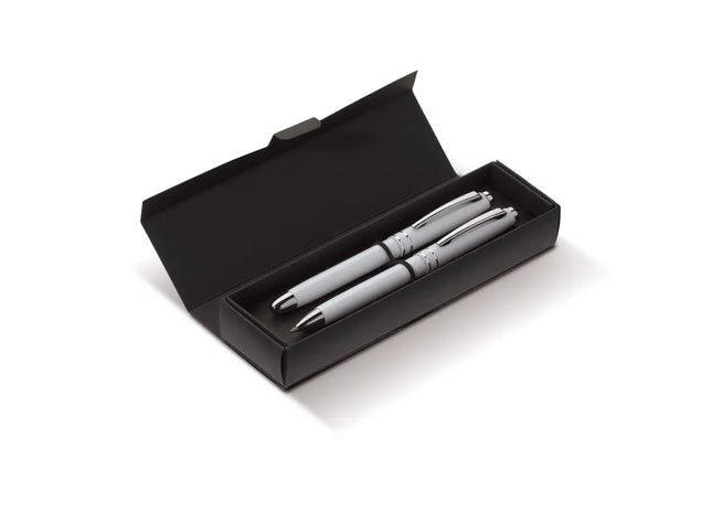 Two Stripes Rollerball aus Metall in Weiß: Stilvolle Präzision TK Gruppe® Grosshandel 