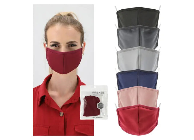 UNI 2 Mund-Nasen-Schutzmasken, Universelle Passform, 6er-Pack TK Gruppe® Grosshandel 