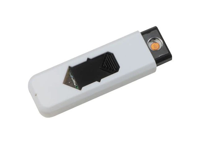 USB-Feuerzeug Bebington - Weiß - Modern, Wiederaufladbar und Zuverlässig für alle Anzündbedürfnisse TK Gruppe® Grosshandel 