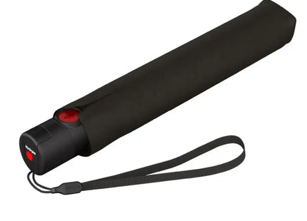 Ultraleichter Taschenschirm U.200 duomatic - schwarz: Kompakt, automatisch, robust, ideal für unterwegs TK Gruppe® Grosshandel 