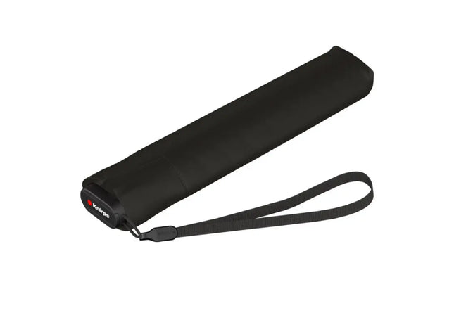 Ultraleichter Taschenschirm US.050 slim manual - schwarz: Kompakt, leicht, manuell, robust TK Gruppe® Grosshandel 