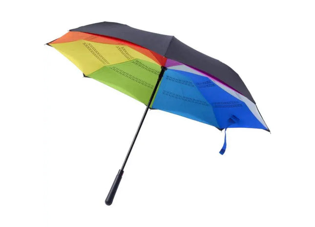 Umkehrbarer Automatik-Regenschirm: Daria - Stilvolle Pongee-Beschichtung für trockene Tage bei jedem Wetter TK Gruppe® Grosshandel 