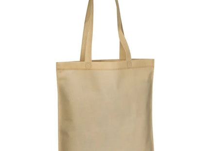 Umweltfreundliche Non Woven Tragetasche San Miguel in Beige, robust und geräumig, 38x42cm TK Gruppe® Grosshandel 