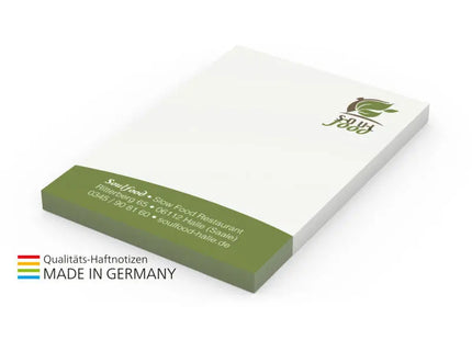 Umweltfreundliche Recycling-Haftnotizen 50 x 72 mm mit 4C-Druck - Basic Haftnotizblock TK Gruppe® Grosshandel 