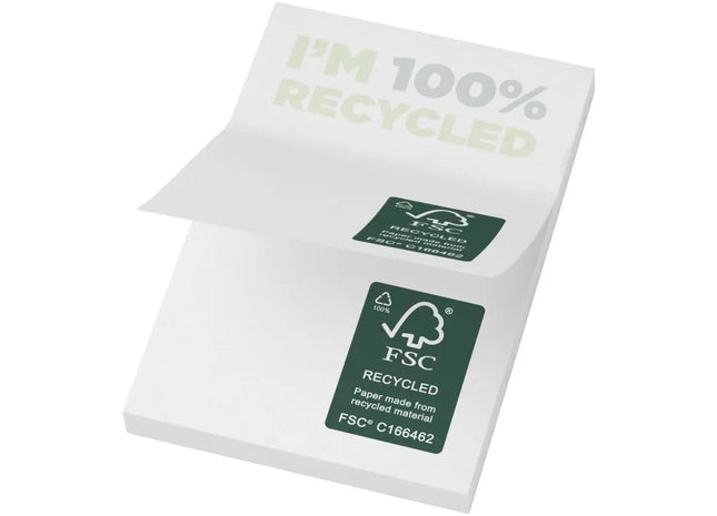 Umweltfreundliche Sticky-Mate Notes 50 x 75 mm - Weiß: Nachhaltige Lösung für kleine Notizen TK Gruppe® Grosshandel 