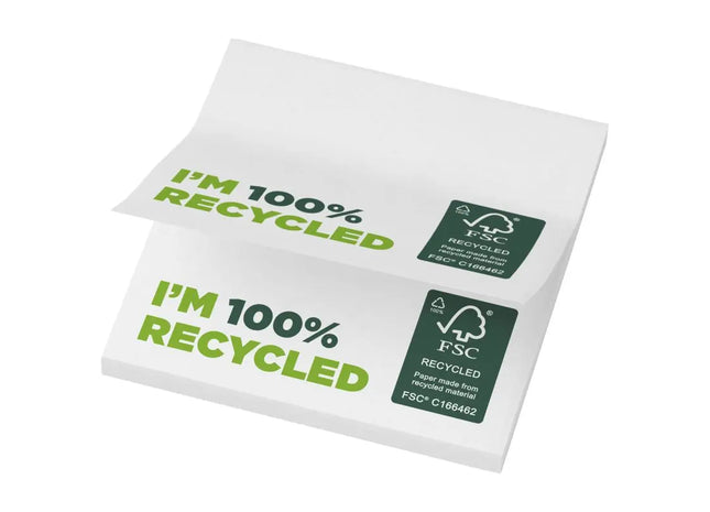 Umweltfreundliche Sticky-Mate Notes 75 x 75 mm - Weiß: Nachhaltige Lösung für Ihre Notizbedürfnisse TK Gruppe® Grosshandel 