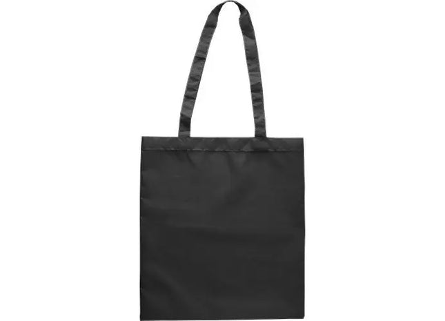 Umweltfreundliche rPET-Polyester Einkaufstasche Anaya, Schwarz TK Gruppe® Grosshandel 