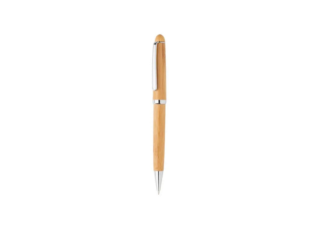 Umweltfreundlicher brauner Bambus-Stift in eleganter Box - nachhaltiges Geschenk TK Gruppe® Grosshandel 