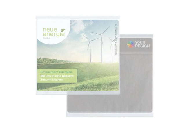 Umweltfreundliches 4-in-1 GripCleaner Mauspad, 23x20 cm, inkl. Digitaldruck TK Gruppe® Grosshandel 