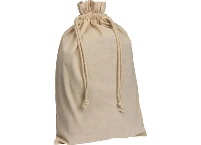 Umweltfreundliches Beige Parksville Säckchen aus Wiederverwerteter Baumwolle TK Gruppe® Grosshandel 