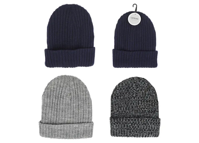 Unisex Mützen, 3er-Set - Vielseitige Kopfbedeckungen für Jeden TK Gruppe® Grosshandel 