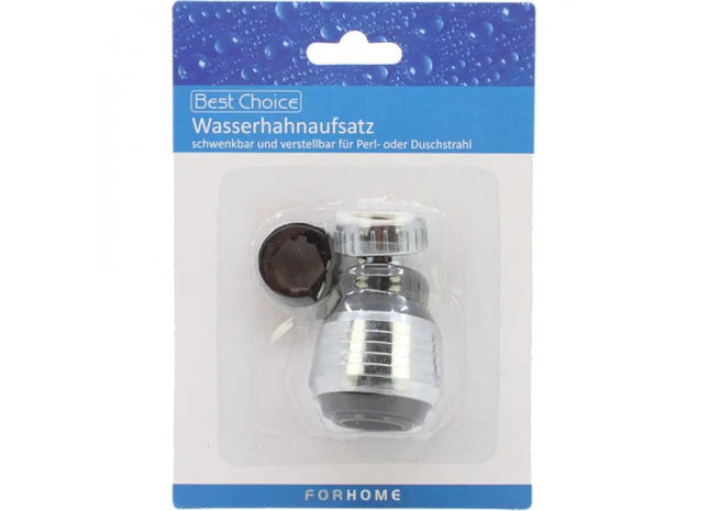 Universal-Aufsatz für Wasserhähne, 6x3cm, für Perlstrahl oder Duschstrahl TK Gruppe® Grosshandel 