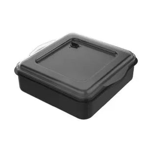 Universalbox ToGo in Schlichtem Schwarz & Transparent – Vielseitig Einsetzbar TK Gruppe® Grosshandel 