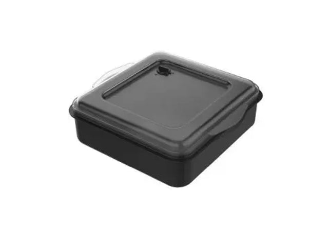 Universalbox ToGo in Schlichtem Schwarz & Transparent – Vielseitig Einsetzbar TK Gruppe® Grosshandel 