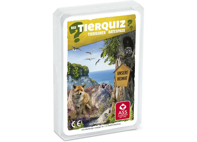 Unsere Heimat Quiz im Kunststoffetui - Erkunde die heimische Flora und Fauna TK Gruppe® Grosshandel 