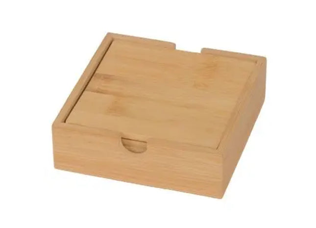 Untersetzer-Set PUT UNDER - 5-teilig - Braun: Stilvoll, langlebig, rutschfest, hitzebeständig, vielseitig TK Gruppe® Grosshandel 