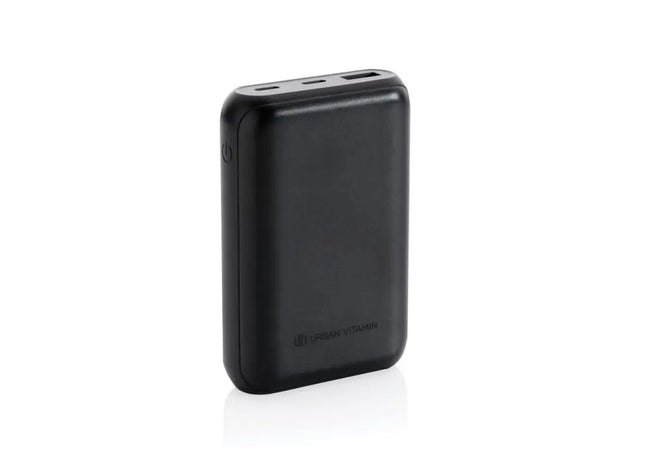 Urban Vitamin Alameda 10.000mAh 18W PD Powerbank - Schwarz Schnelllade-Notstromversorger TK Gruppe® Grosshandel 