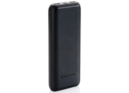 Urban Vitamin Pasadena 20.000mAh 18W PD Powerbank - Schwarz Leistungsstarker Notladegerät TK Gruppe® Grosshandel 