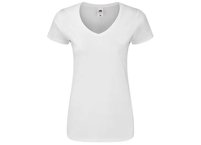 V-Ausschnitt Damen-T-Shirt, leicht und modisch, vielseitig kombinierbar TK Gruppe® Grosshandel 