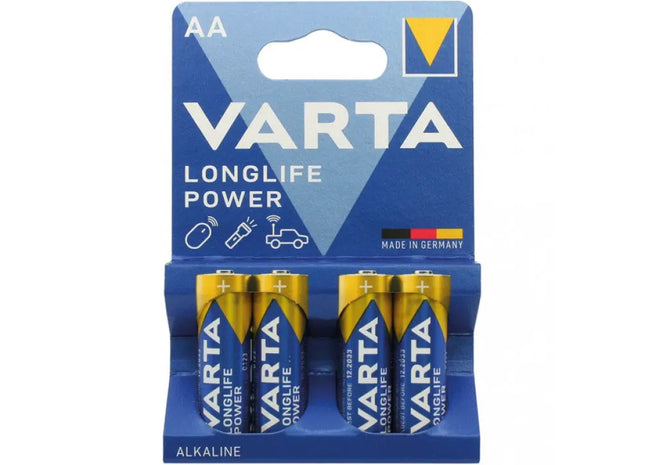 VARTA Mignon AA Batterien, 4er-Pack, Longlife Power TK Gruppe® Grosshandel 