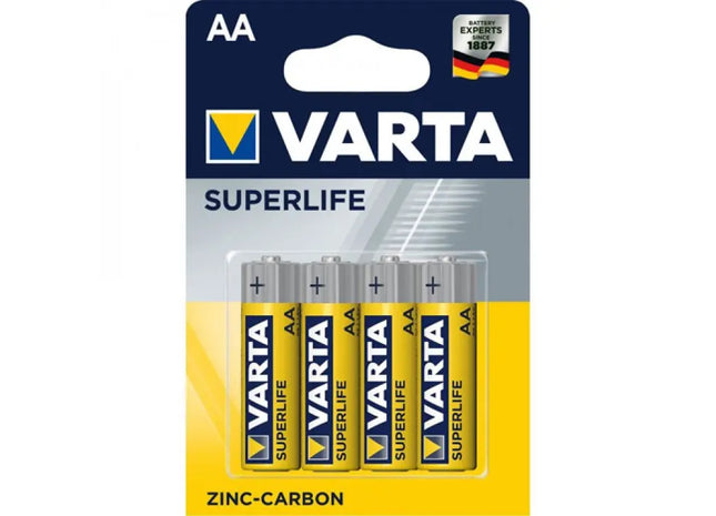 VARTA Super Heavy Duty Mignon AA Batterien, 4er-Pack - Langanhaltende Energie TK Gruppe® Grosshandel 