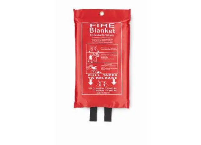 VATRA Feuerlöschdecke 120x180cm - Sicherheitsausrüstung in Rot TK Gruppe® Grosshandel 