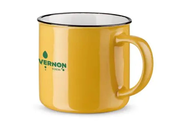 VERNON Keramiktasse 340 ml in Sonnengelb: Lebendig & Langlebig TK Gruppe® Grosshandel 