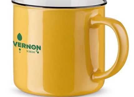VERNON Keramiktasse – 340 ml, strahlend Gelb für Ihren Kaffeegenuss TK Gruppe® Grosshandel 