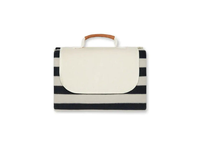 VINGA Alba GRS rPET Picknickdecke Schwarz – Nachhaltig & Elegantes Design TK Gruppe® Grosshandel 