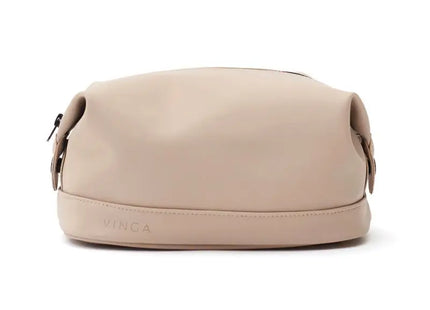 VINGA Baltimore Make-up Tasche – Greige, Modern & Stilvoll TK Gruppe® Grosshandel 