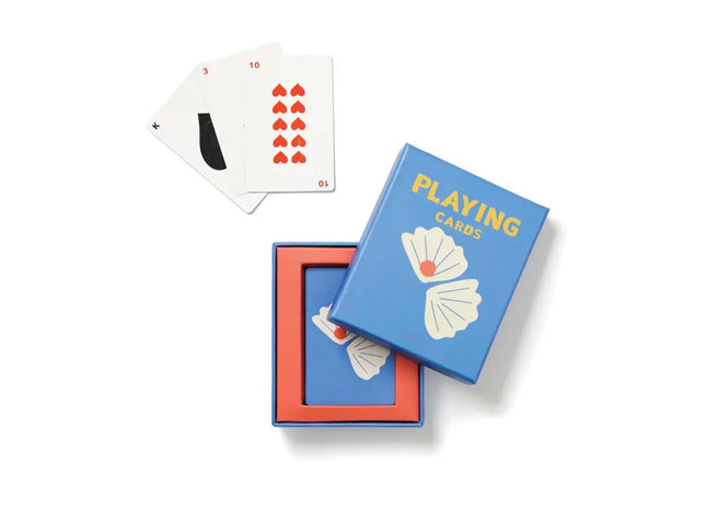 VINGA Couchtisch Spielkarten in Blau - Stilvoll und praktisch für Heimabende TK Gruppe® Grosshandel 