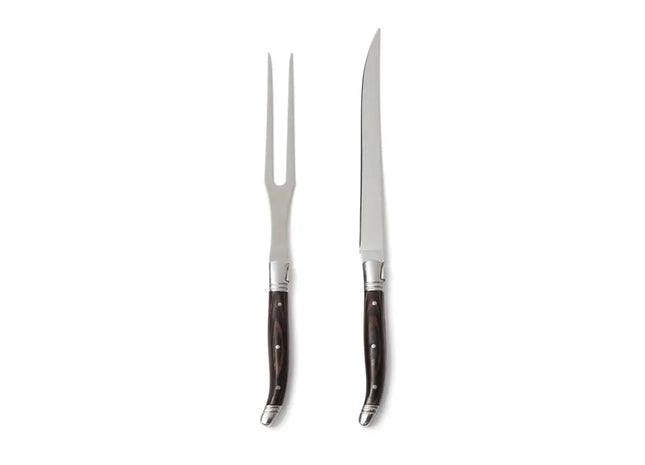 VINGA Gigaro Tranchier-Set - Silber Premium Tranchierbesteck für präzises Schneiden TK Gruppe® Grosshandel 