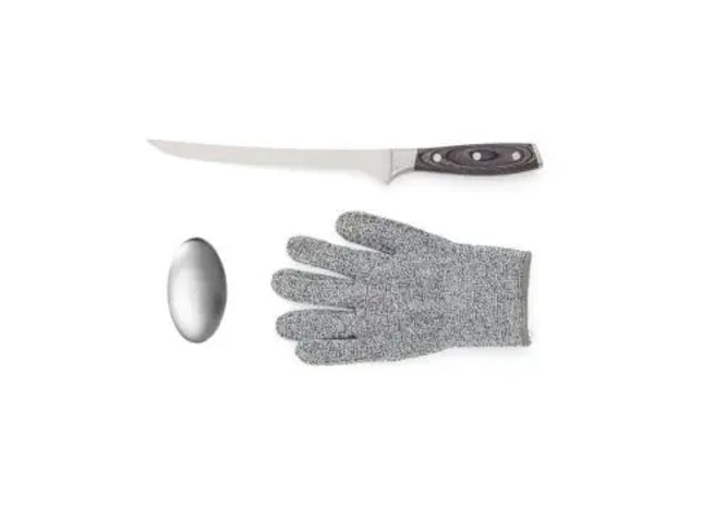 VINGA Kaiser Filetier-Set, Edelstahl Fischmesser und Gabel - Silber TK Gruppe® Grosshandel 