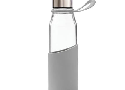 VINGA Lean Elegante Glasflasche, 500ml - Schickes Grau TK Gruppe® Grosshandel 